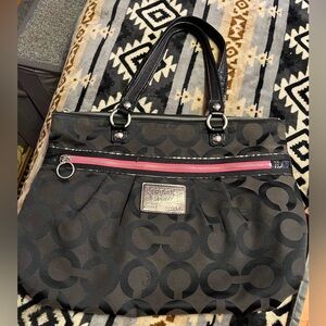 Coach GUC Poppy OP Art G Tote